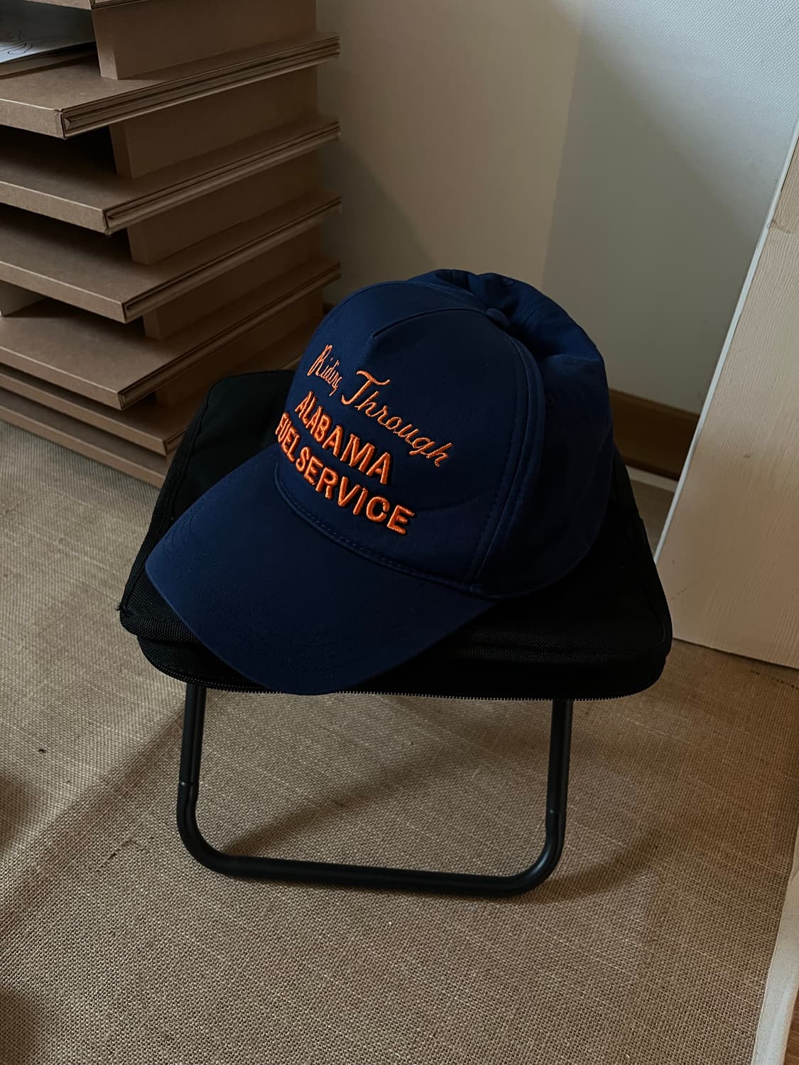 ZARA 네이비 캡모자 상품이미지1