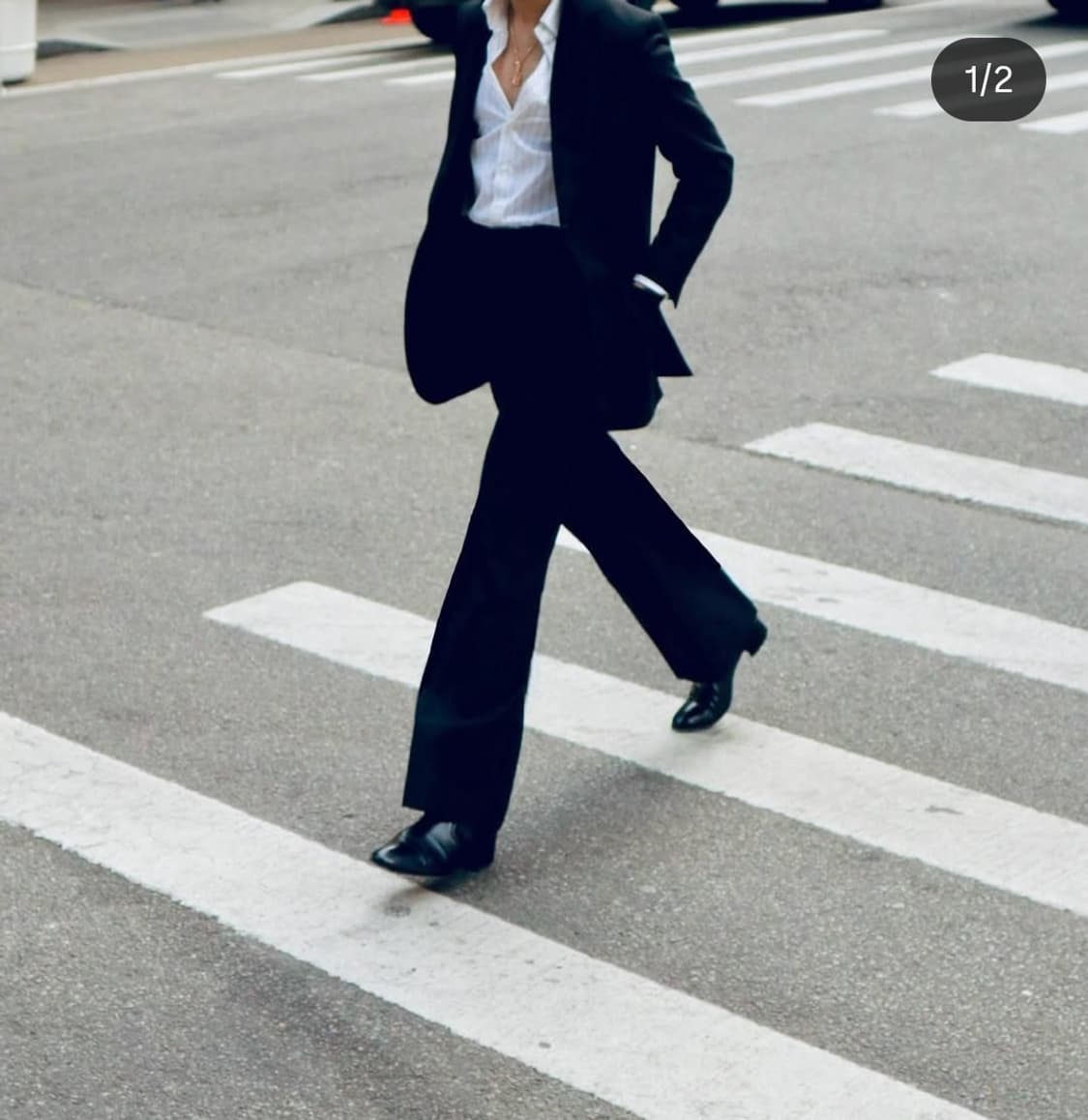 허스밴드파리 허즈밴드 파리 Husbands paris 블랙 와이드트라우져 상품이미지5