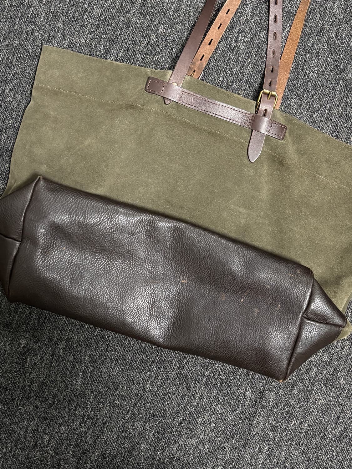 블루드쇼프 지니아 스웨이드 토트백 머스크 상품이미지6