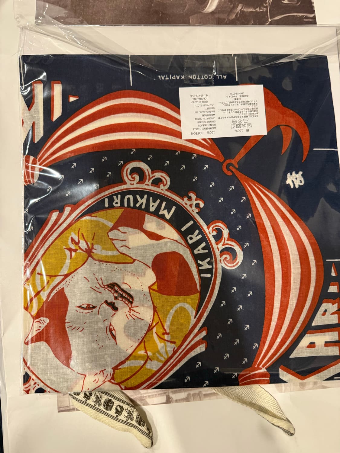 캐피탈 반다나 새상품 네이비 상품이미지2