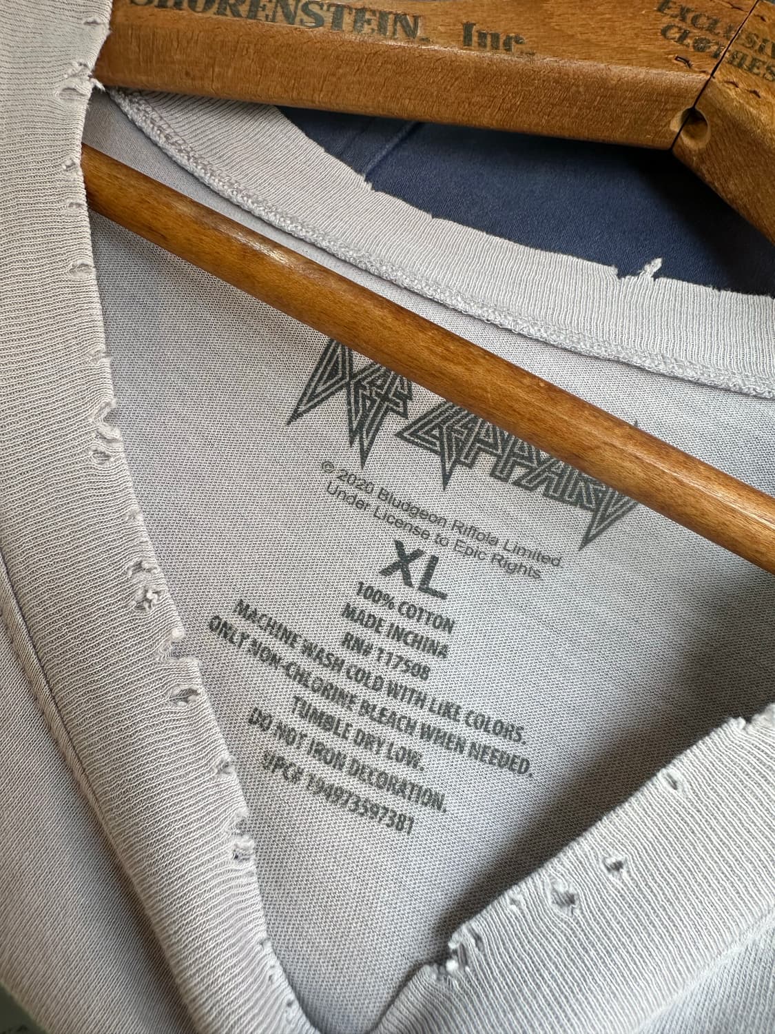 데프 레퍼드 락밴드 프린팅 나시 상품이미지8