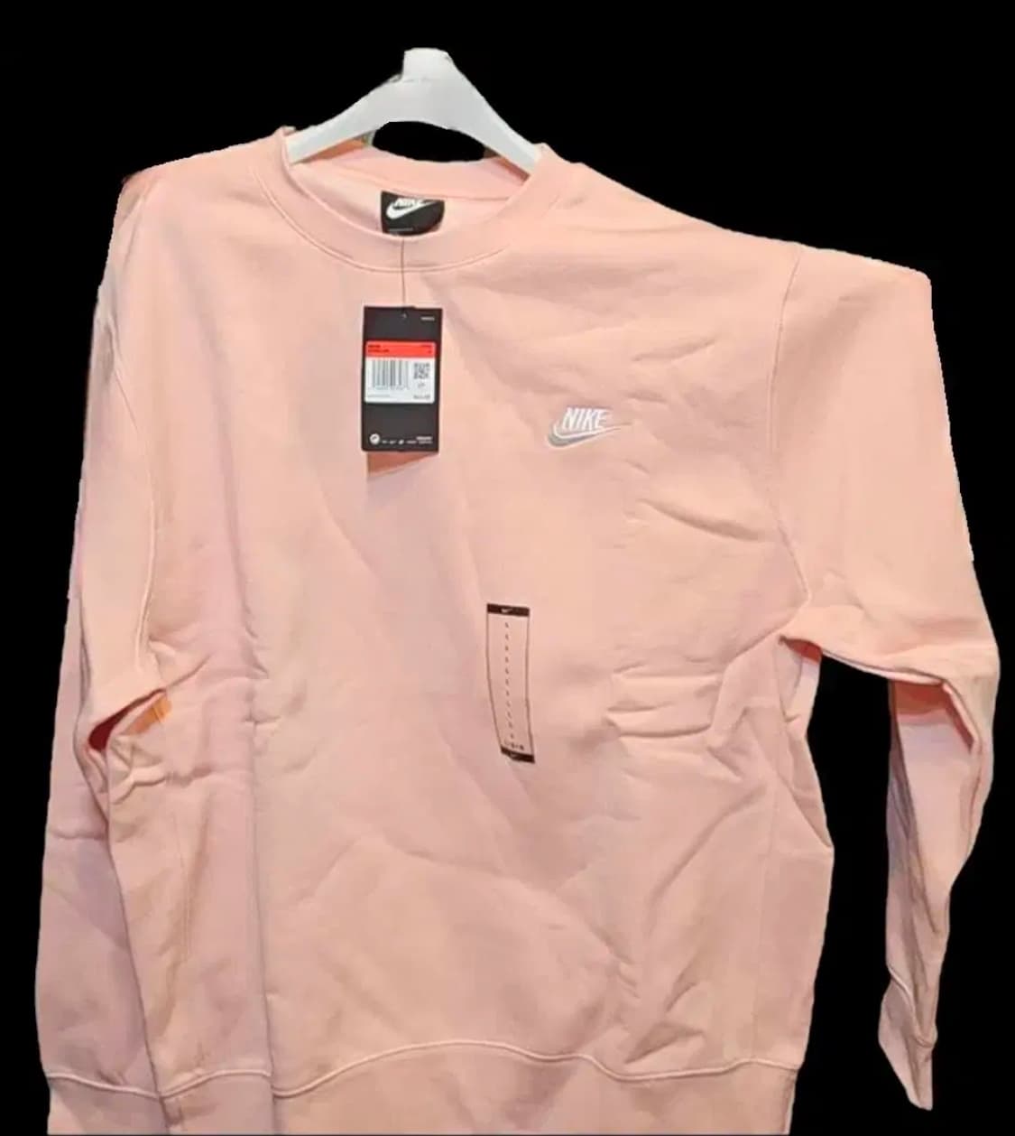 나이키 핑크 맨투맨 (새상품)사이즈L 상품이미지1