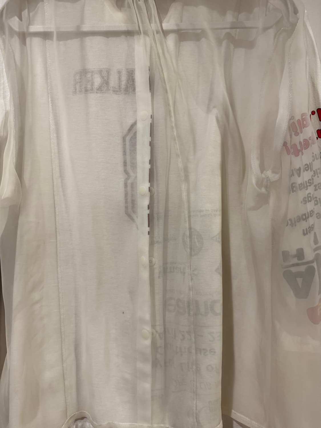 SERU 세루 시스루 스카프 티셔츠 상품이미지9