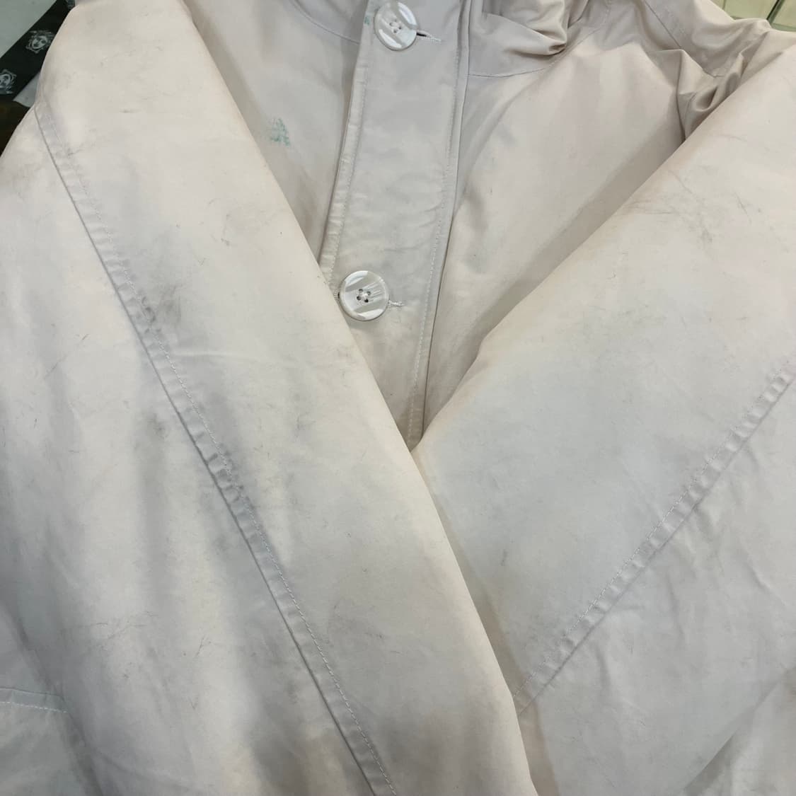 시에라 디자인 아이보리 패딩 점퍼 S 상품이미지8