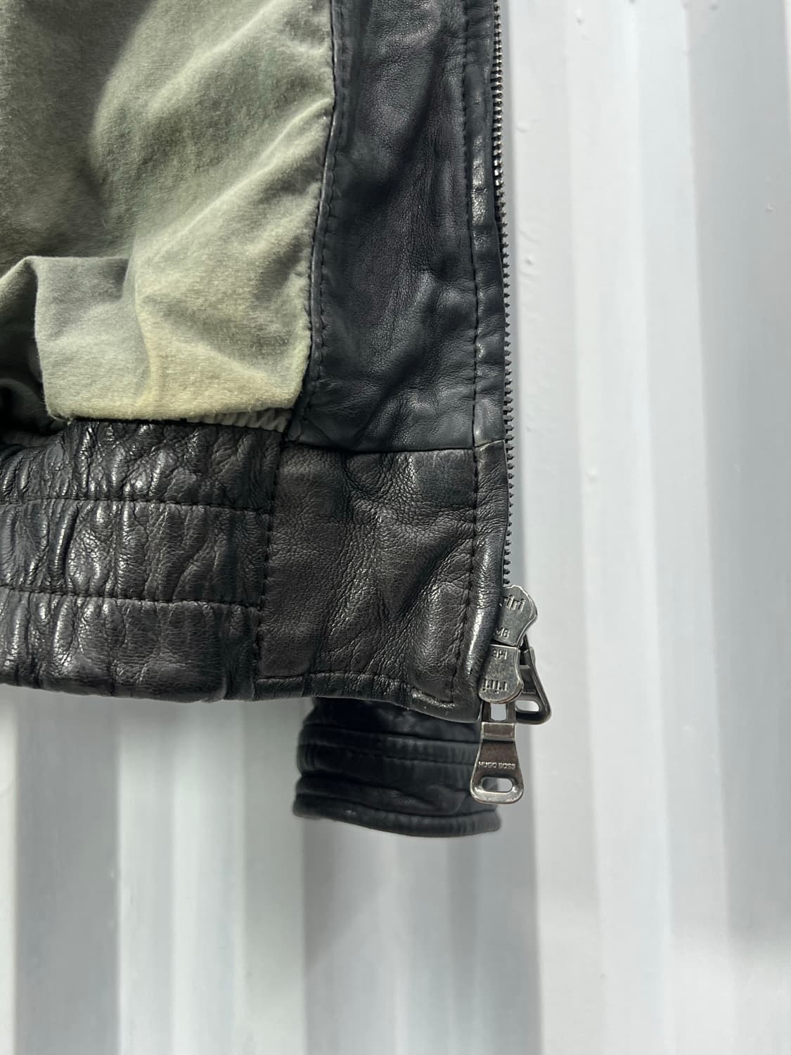 90s Hugo Boss lambskin multi-zip 상품이미지10