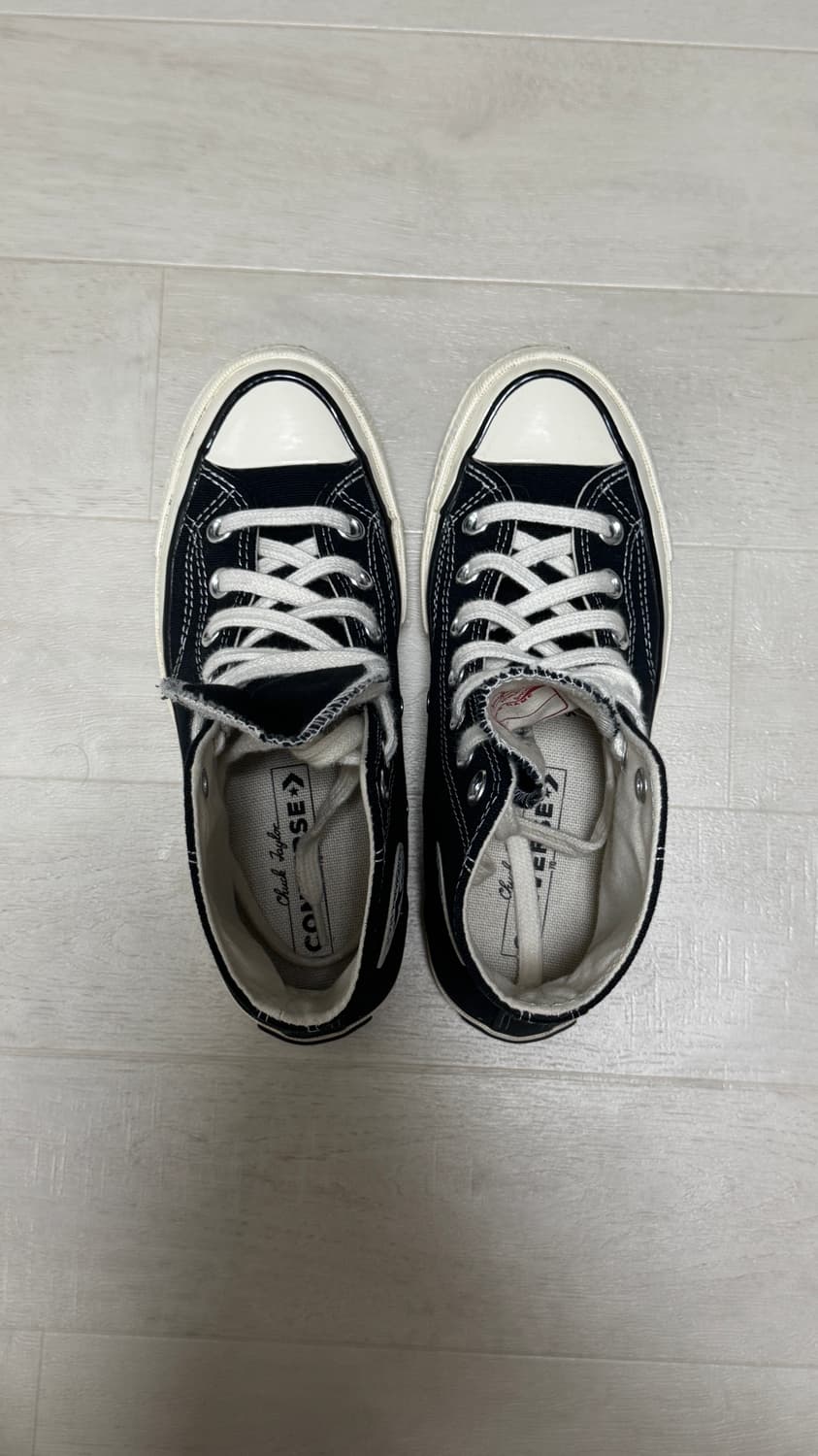 컨버스 척테일러 블랙 하이 225 상품이미지1