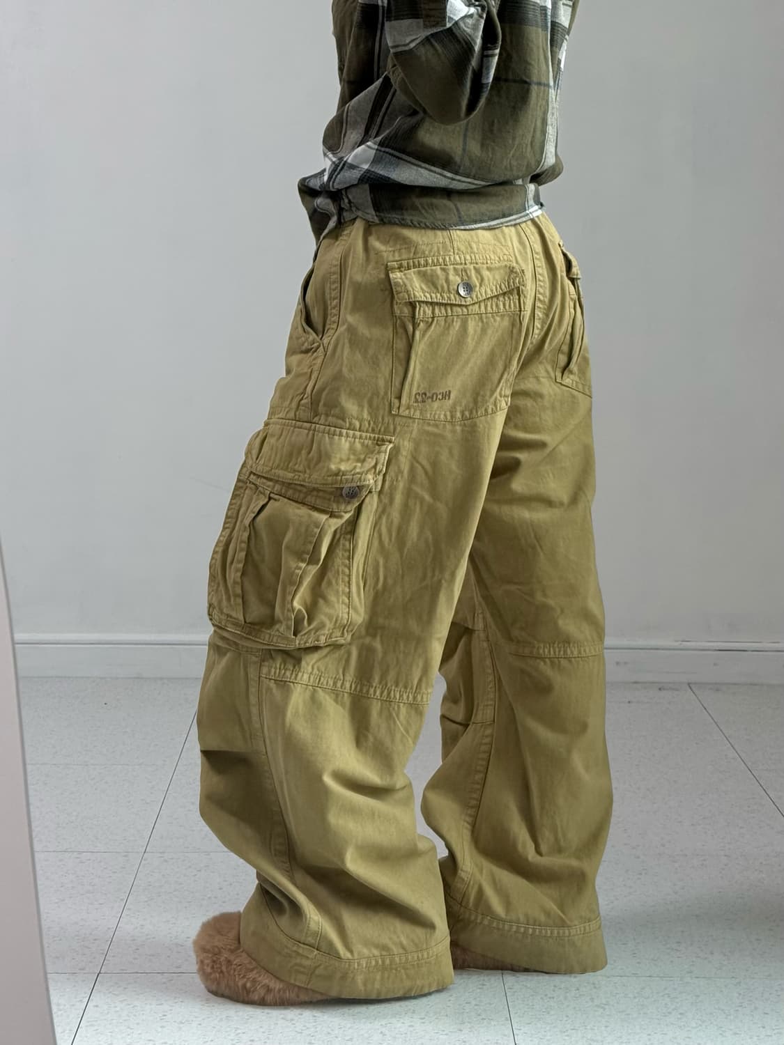 Hco 카키 베이키 카고팬츠 상품이미지3
