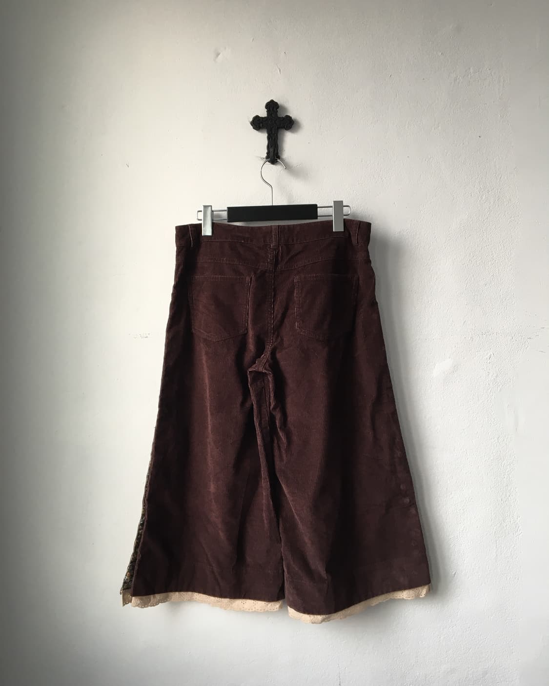 Button up point corduroy capri patns 상품이미지2