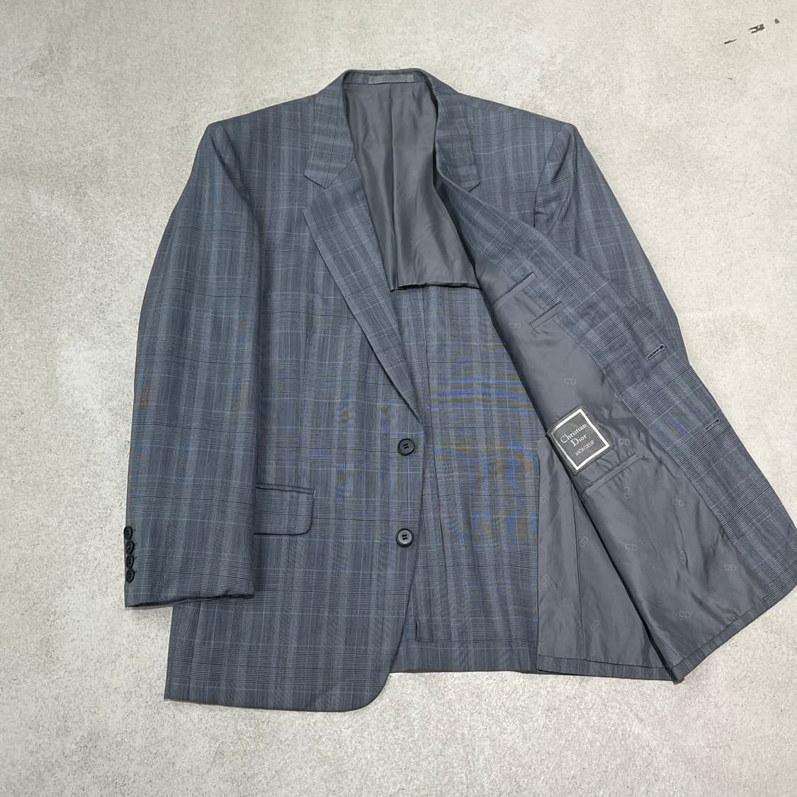 크리스찬디올 울 체크 셋업 s10739 상품이미지4
