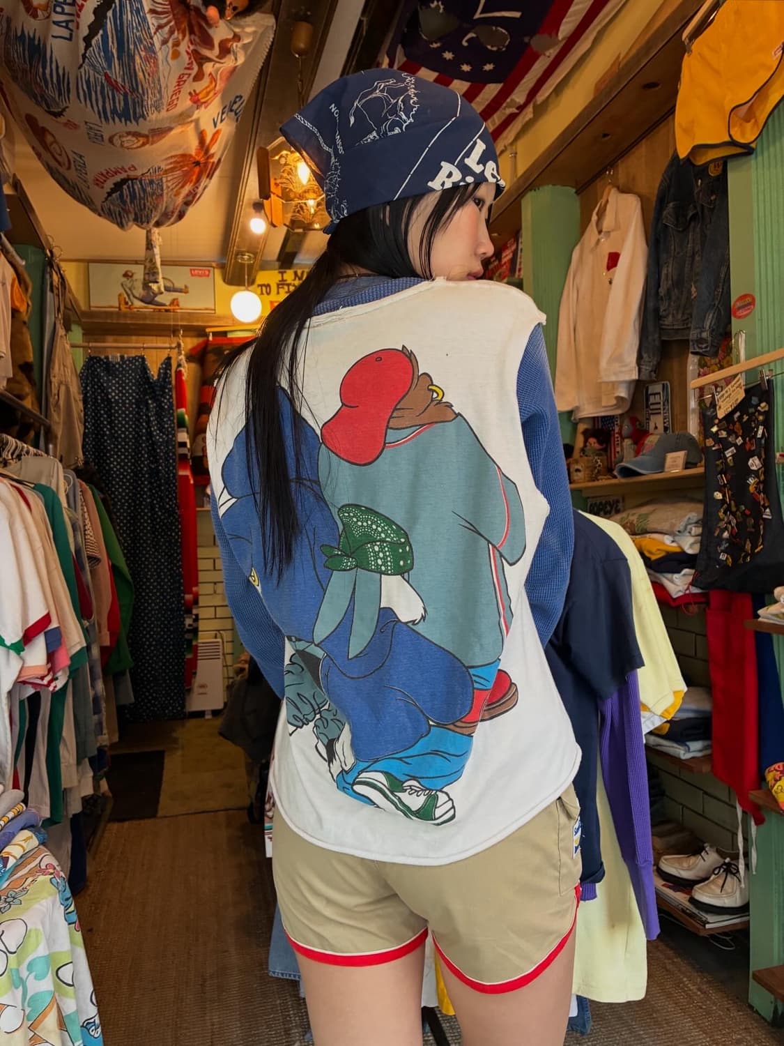 90s Looney Tunes CutOf  Sleeveless 상품이미지2