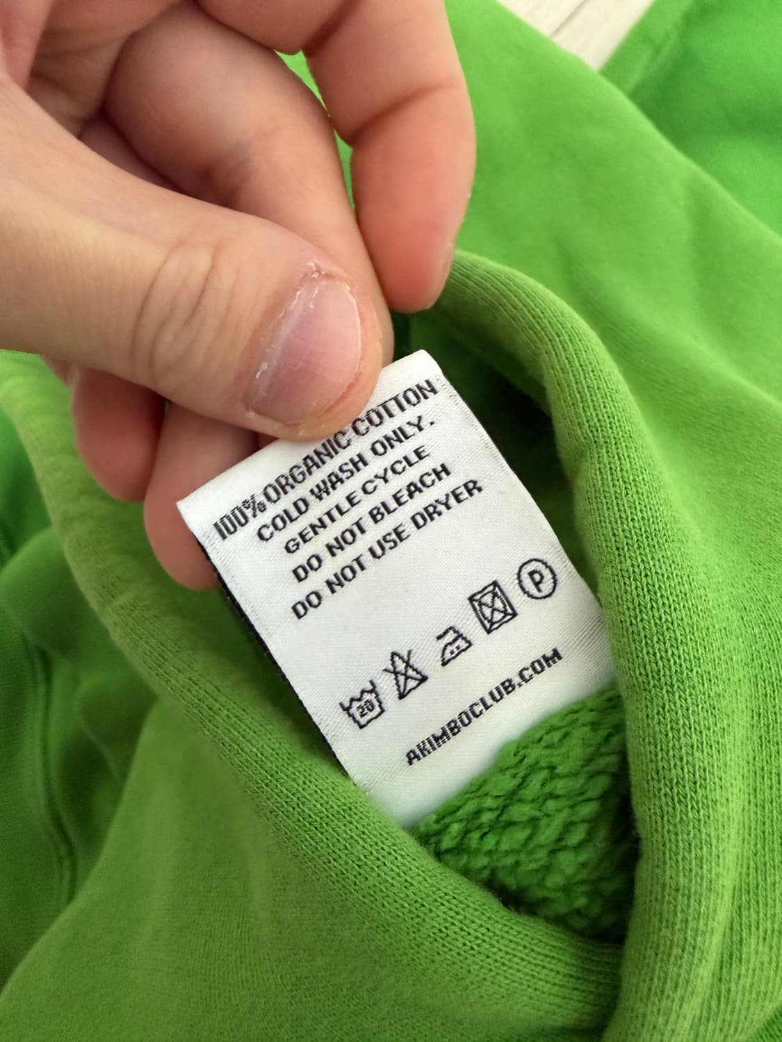 아킴보 클럽 후디 시그널 그린 상품이미지5