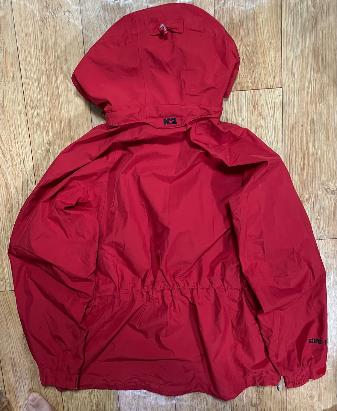 K2 레드 바람막이 자켓 아웃도어 상품이미지2