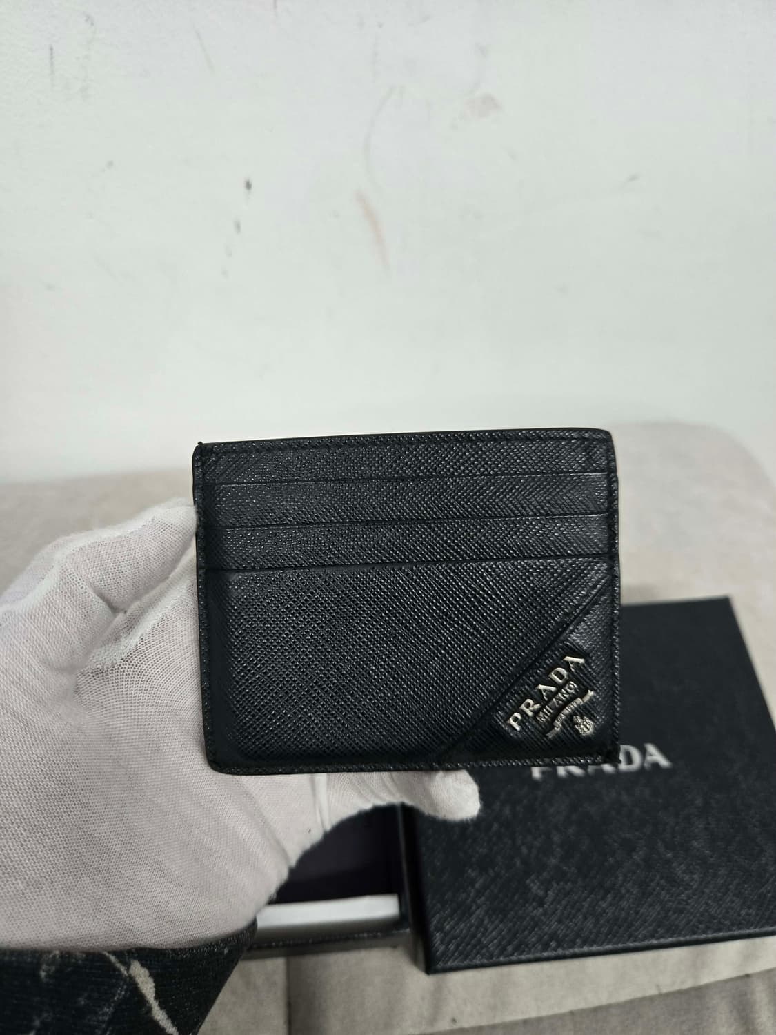 [보증서 정품] 프라다 사피아노 카드지갑 상품이미지3