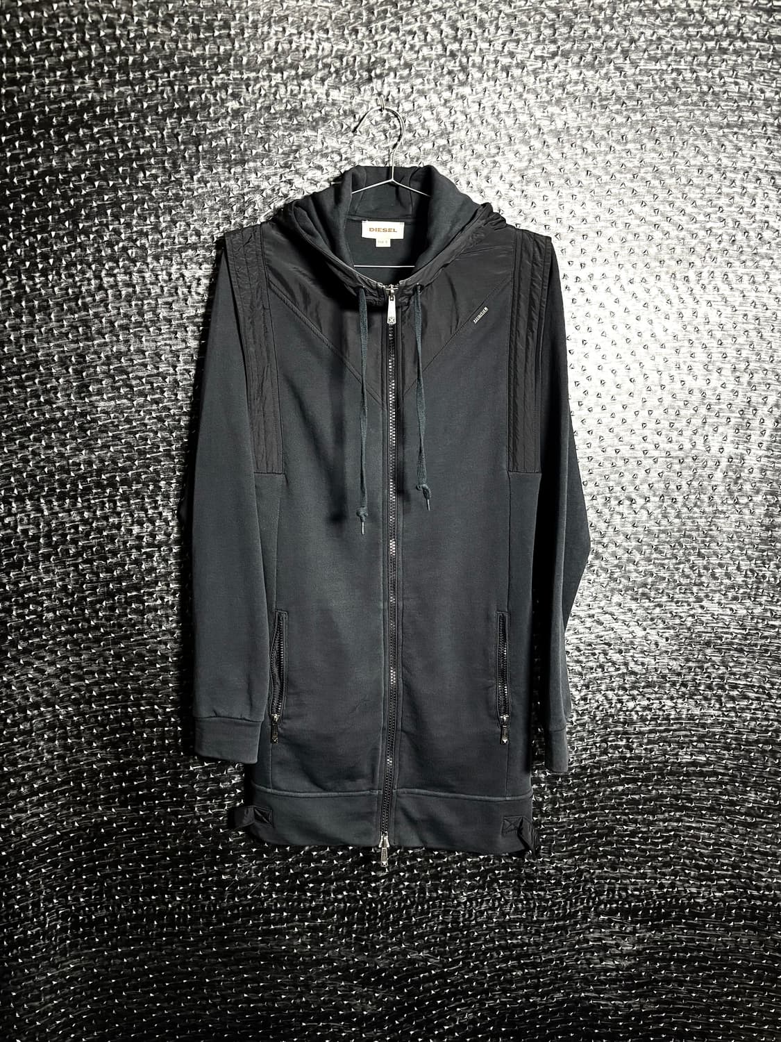 디젤 롱 후드 집업자켓 상품이미지4