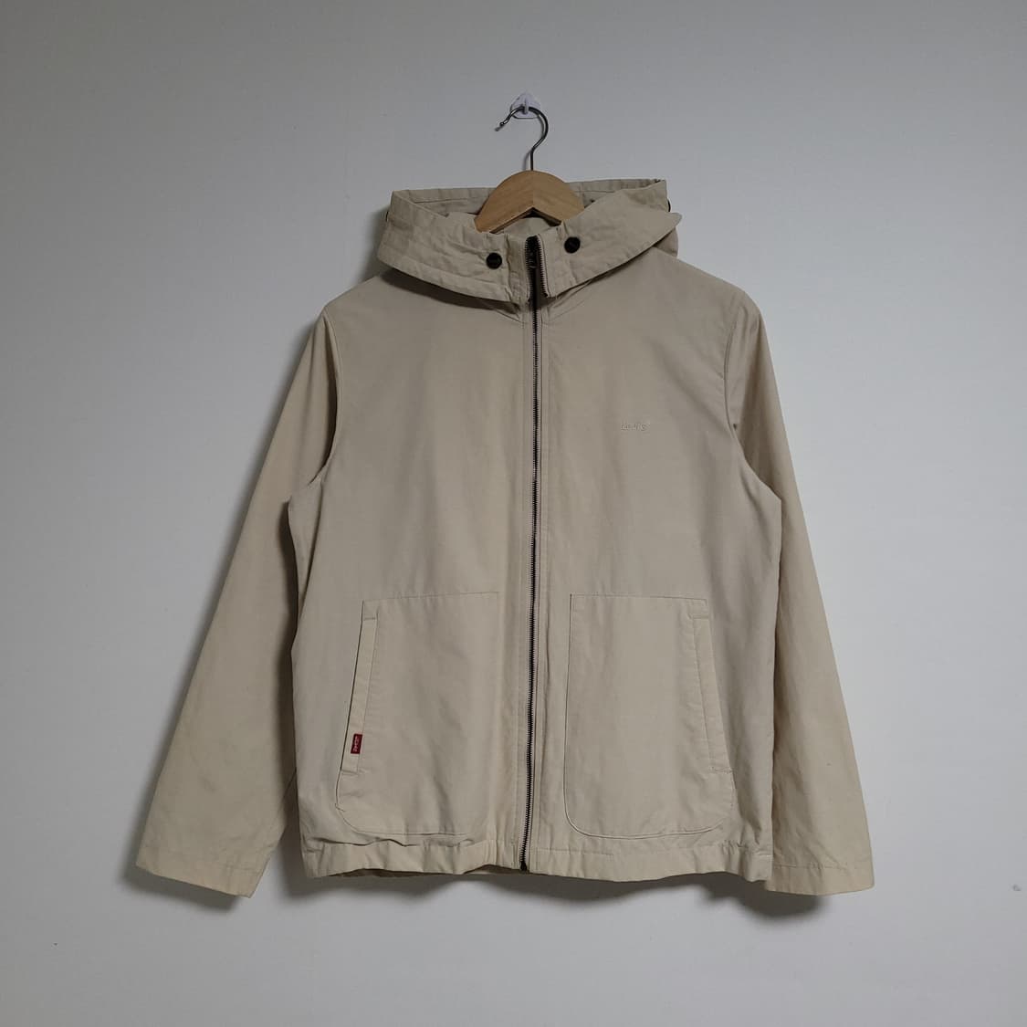 (90) LEVI'S 리바이스 레드택 베이지 후드 집업 자켓 상품이미지1