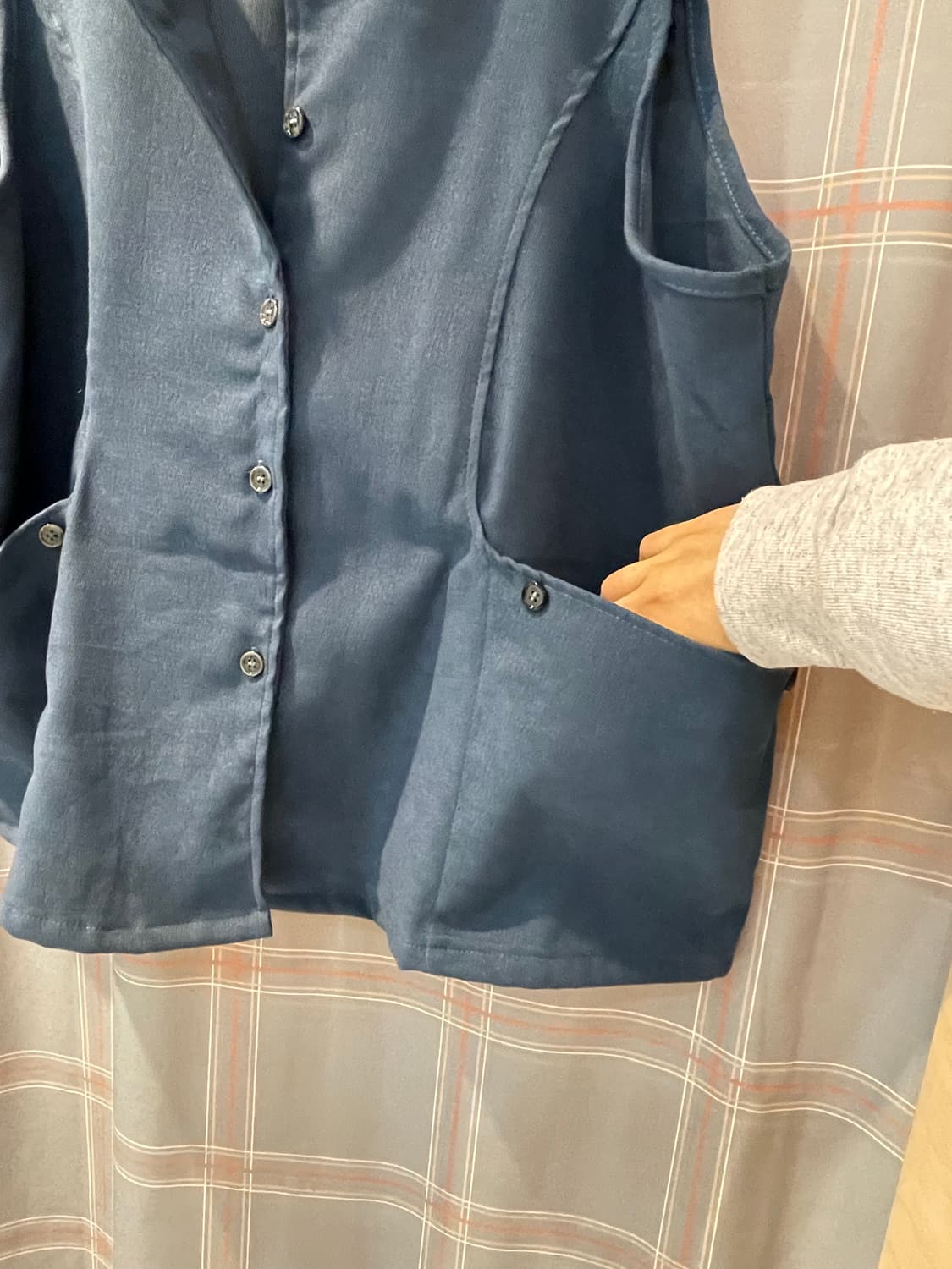 일본빈티지 주머니디테일 베스트 상품이미지4