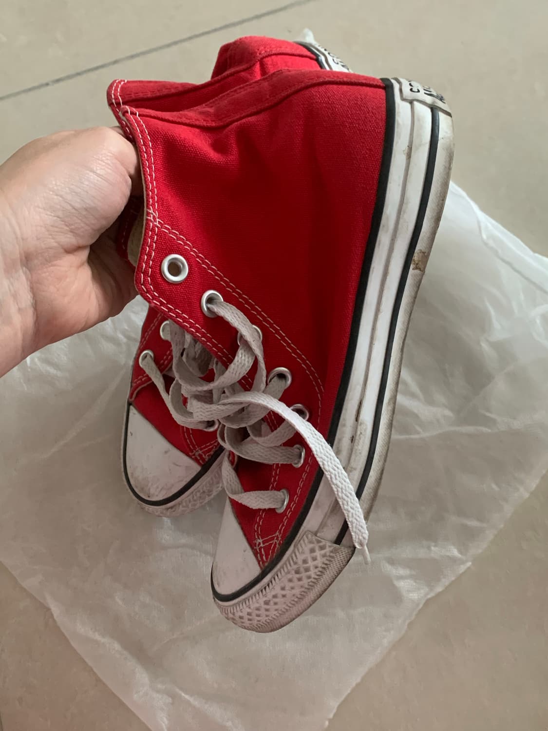 컨버스 올스타 하이 레드 240 상품이미지3