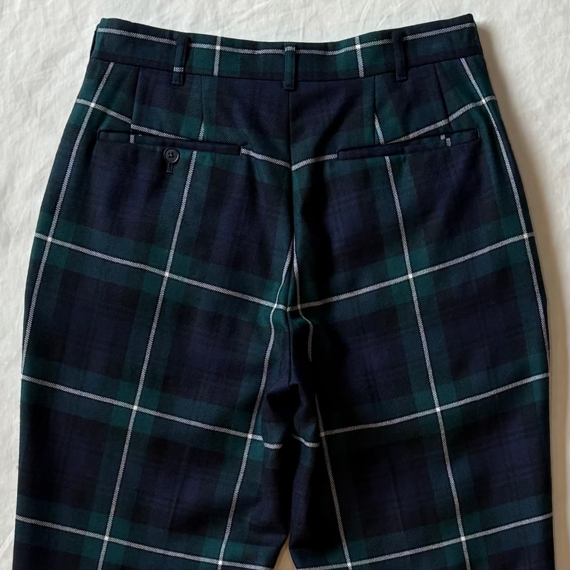 [28-29] VAN JACKET 블랙와치 클래식 투턱 울 팬츠 상품이미지8