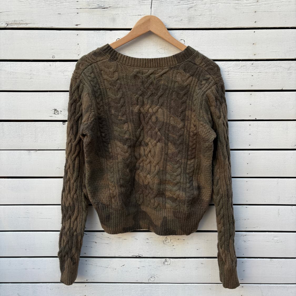 Polo 폴로 카모 울 브이넥 니트 상품이미지2