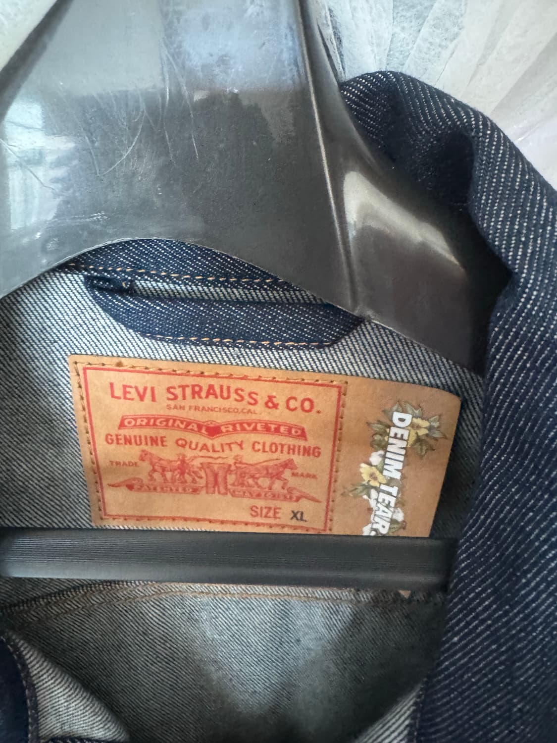 데님티어스x리바이스 데님 자켓 XL 상품이미지3