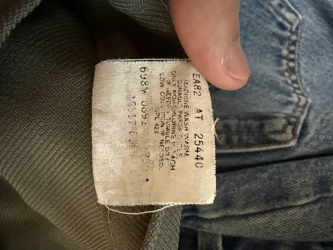 90s made in USA 리바이스 517 sta prest 카키색 상품이미지6