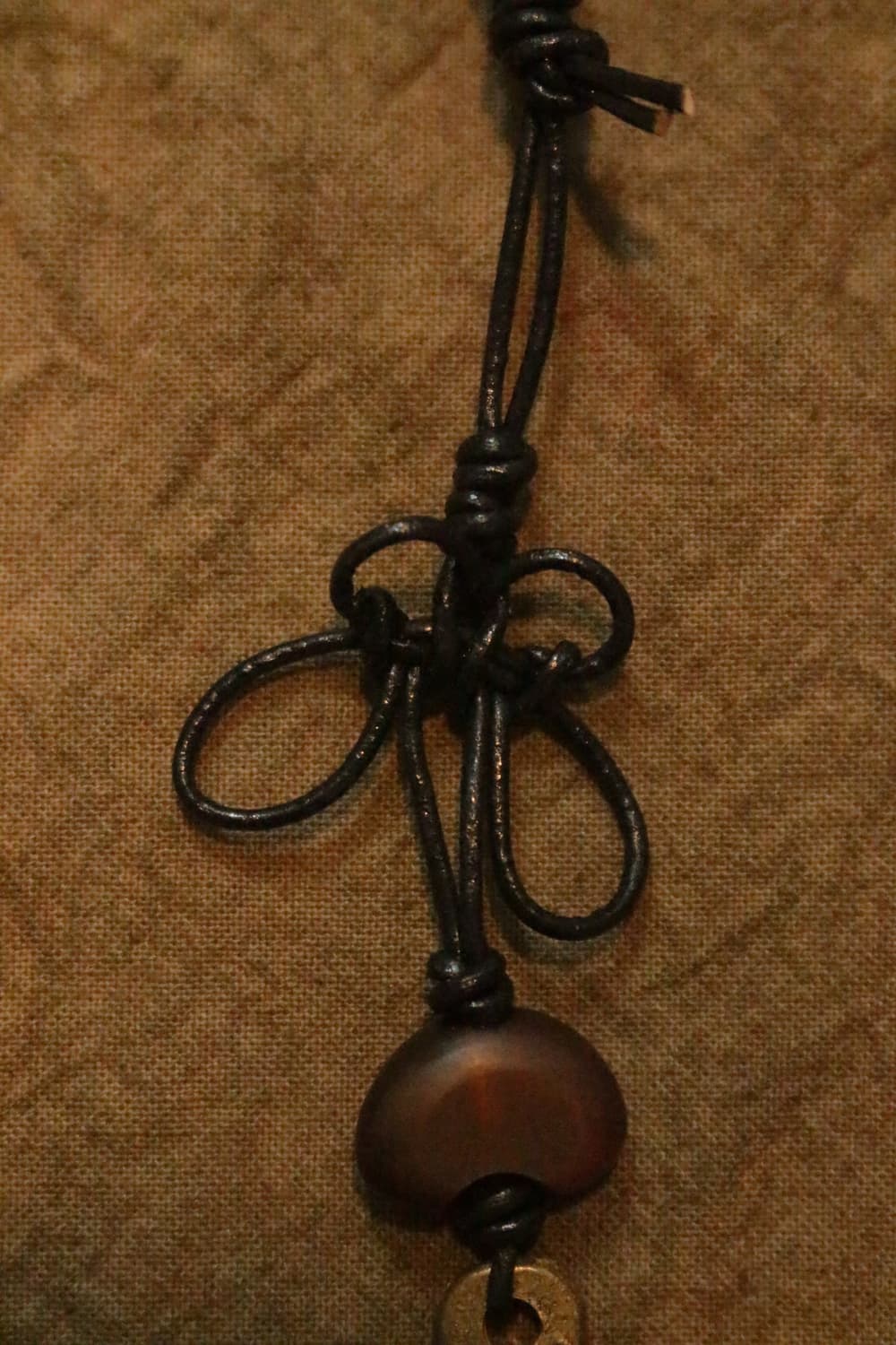 황동거북 가죽매듭 열쇠고리 상품이미지3