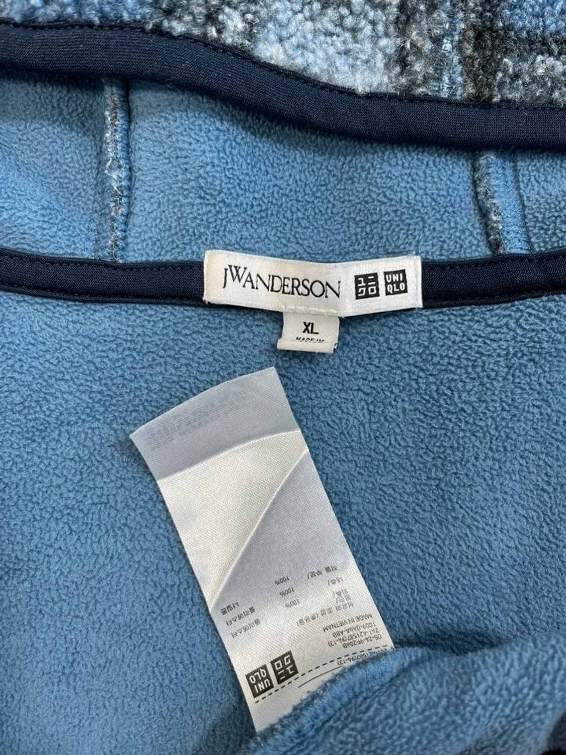 유니클로XJW앤더슨 후리스 후드 집업/#2971 상품이미지5