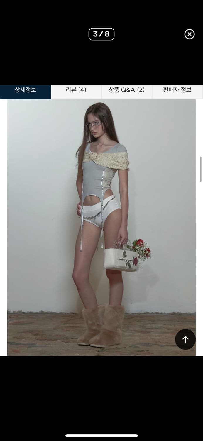 스컬프터 corset u neck tee 상품이미지1