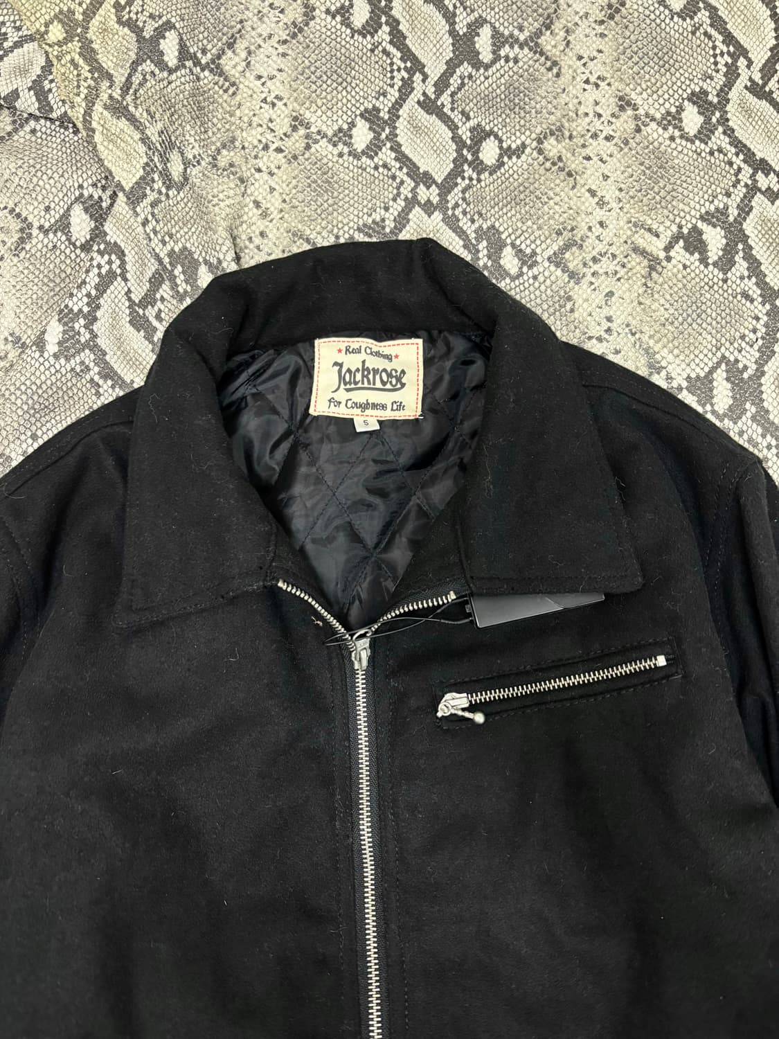 [JACKROSE] Black 2-way Wool Jacket 상품이미지5