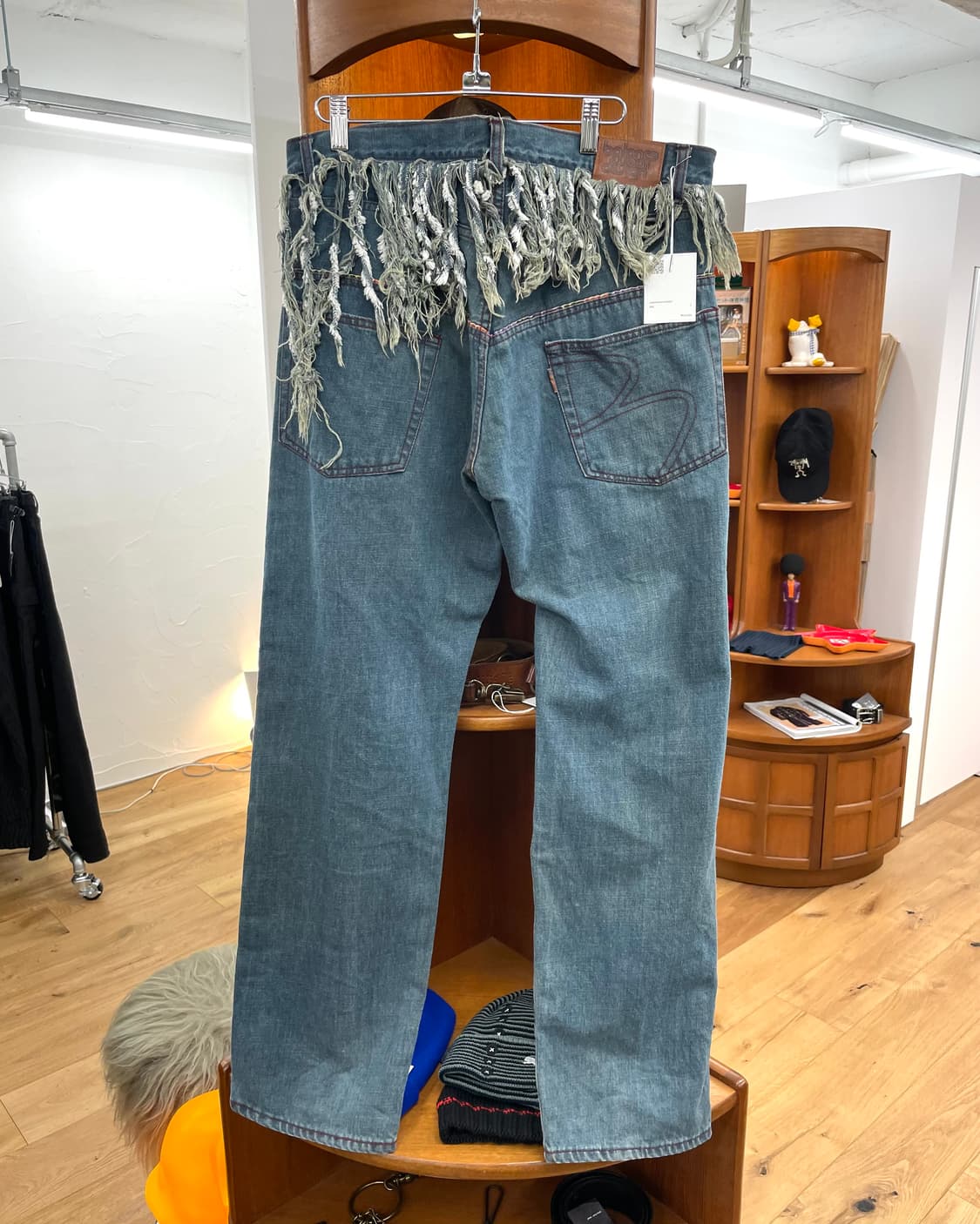 [L] bal 발란스디자인웨어 프린지 데님 팬츠 상품이미지6