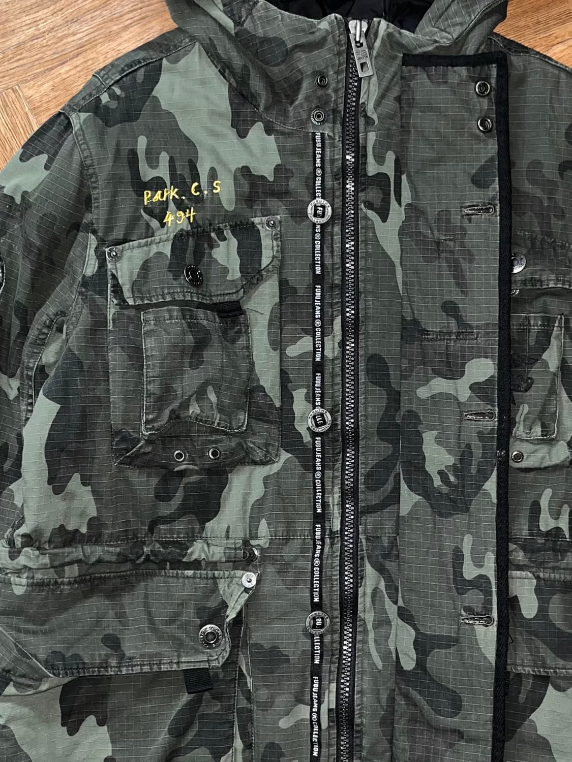 Fubu 밀리터리 카모 디테일 점퍼 상품이미지5