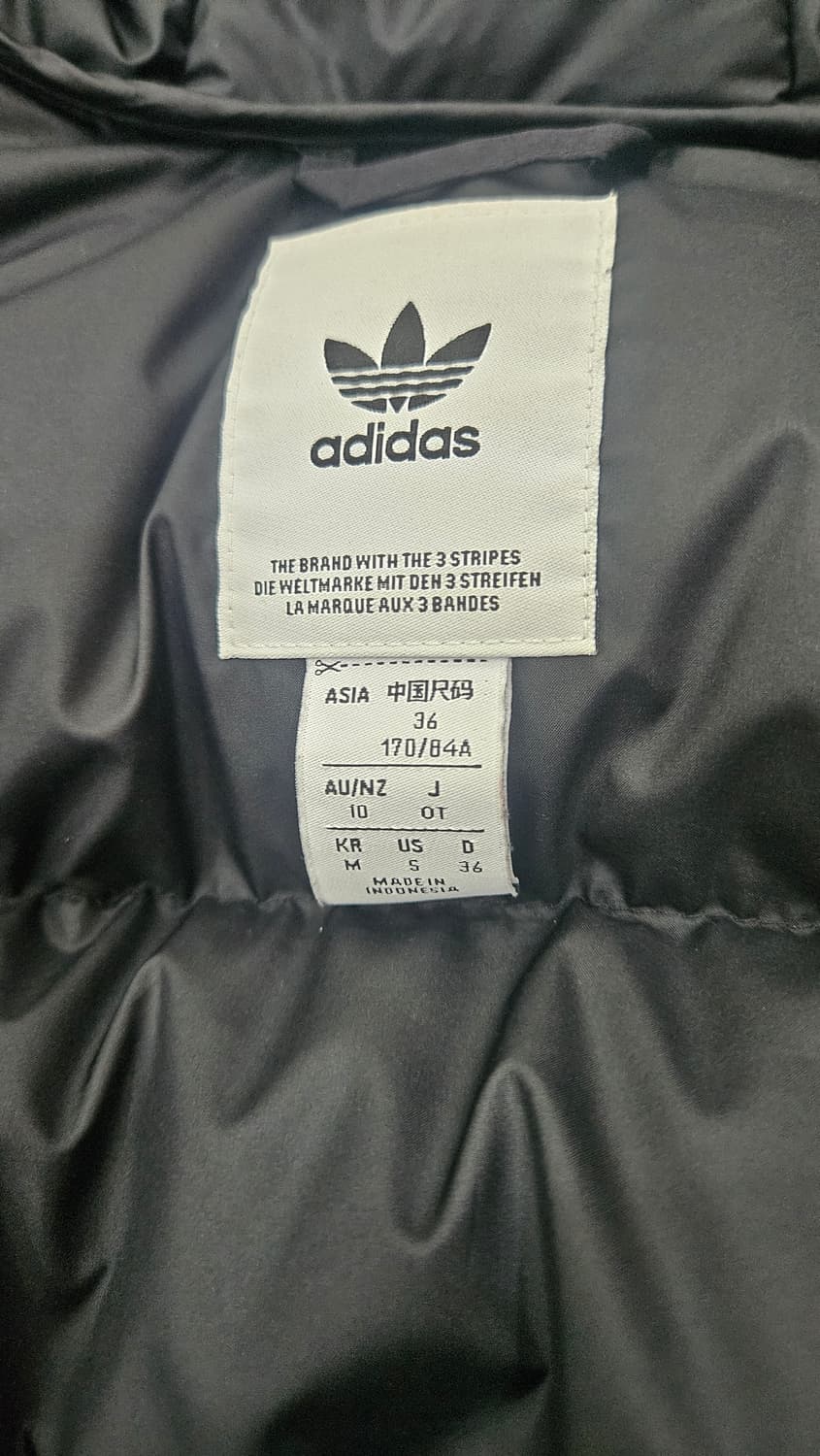 아디다스 여성 블랙후드 덕다운 패딩 블랙 M 상품이미지8