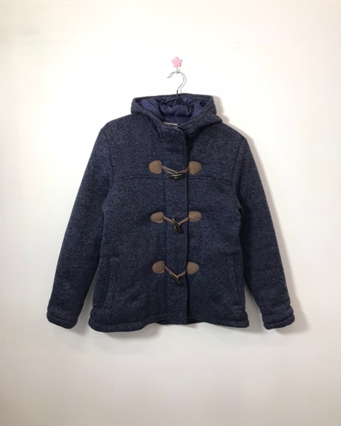 Billabong Navy Duffle Hooded Jacket 상품이미지1
