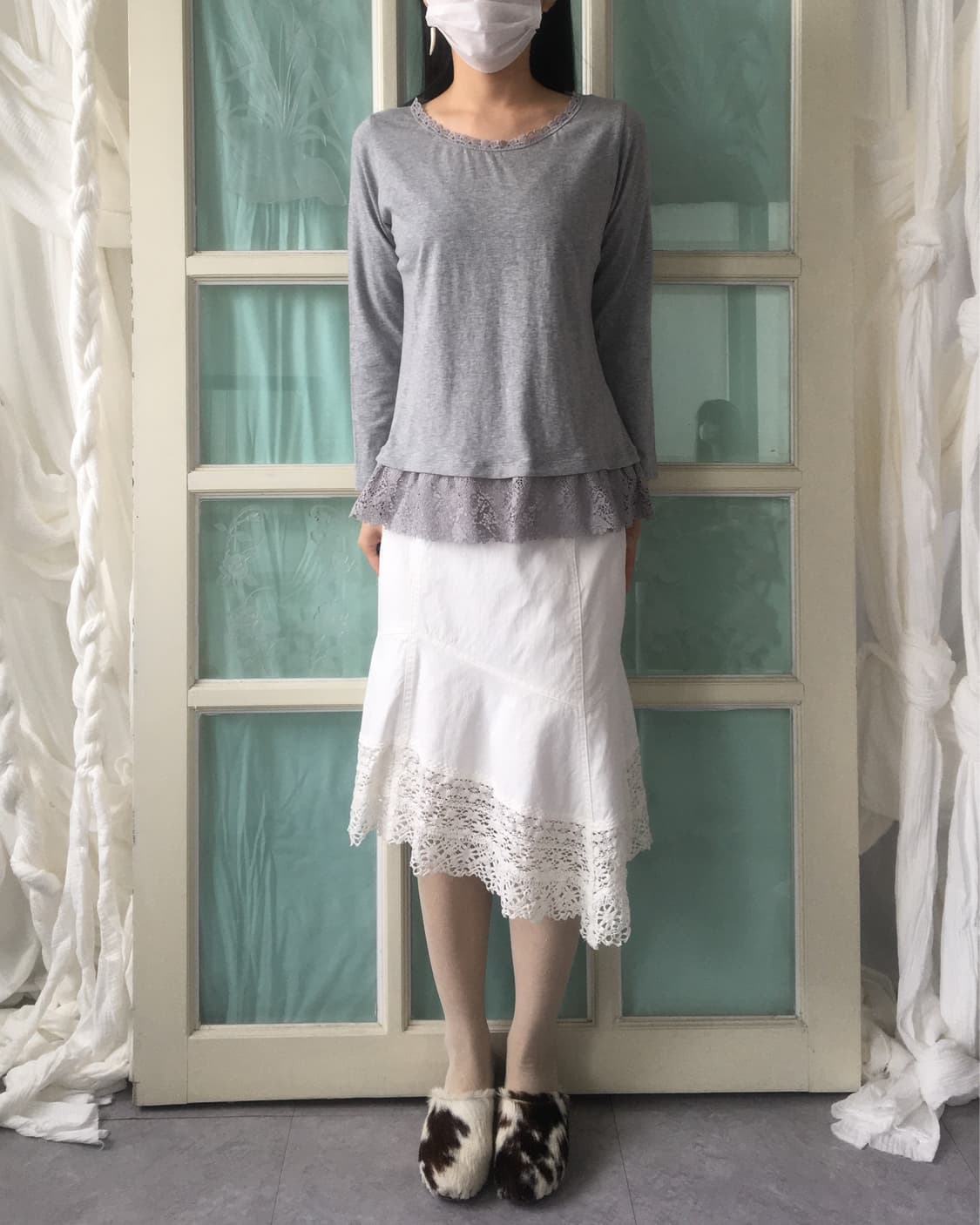 crochet trimming sleeve 상품이미지6