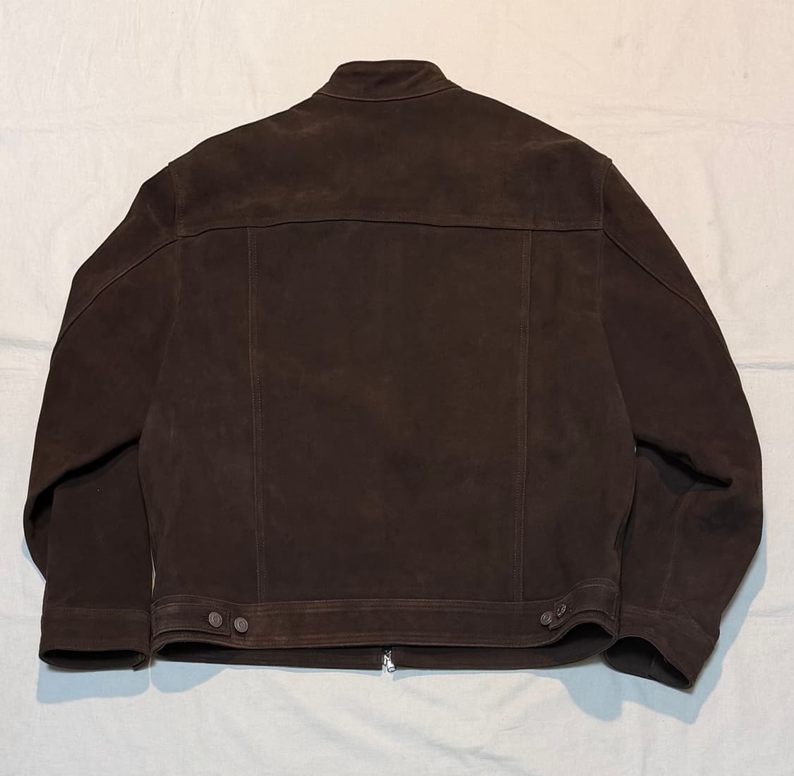 킨록 앤더슨 24FW 소가죽 스웨이드 레더자켓 브라운 상품이미지2