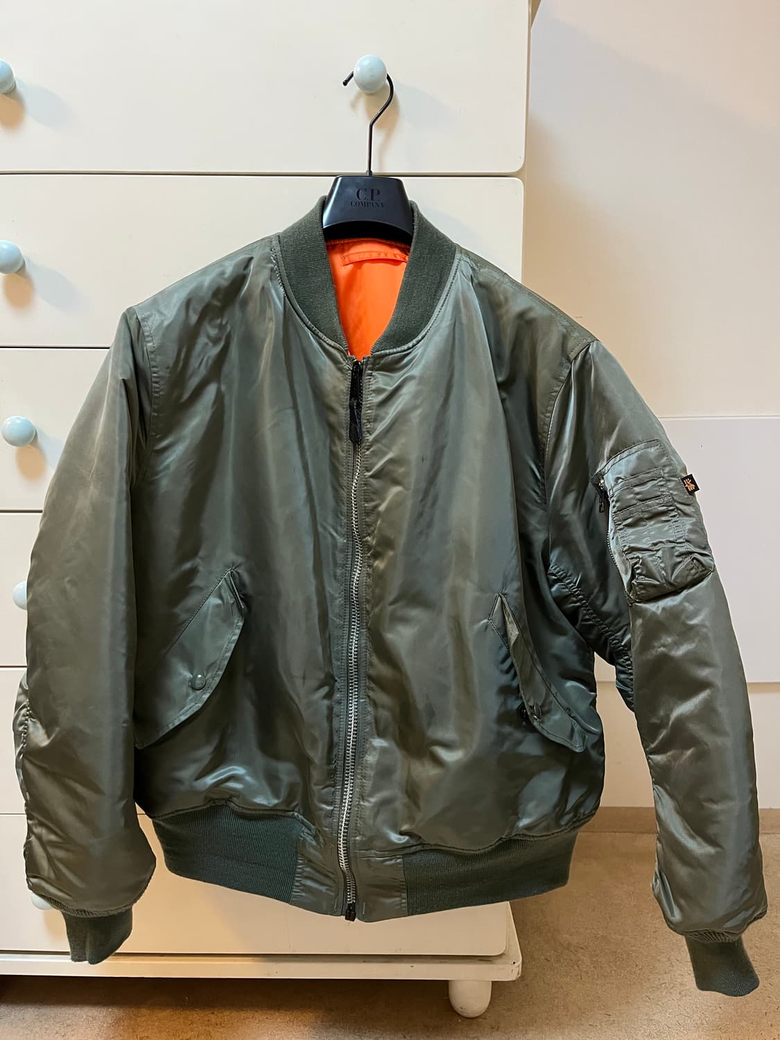 알파인더스트리 ma-1 레귤러핏 XL 판매합니다 상품이미지1