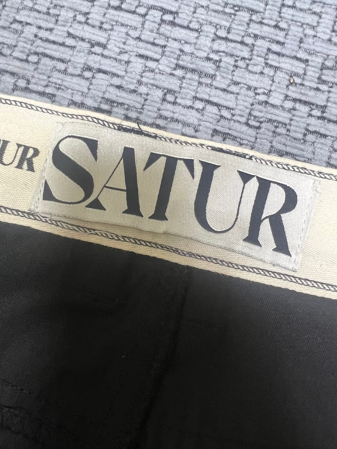 세터 토리노 웨스턴 투 톤 팬츠 클랙식 블랙(s) 상품이미지4