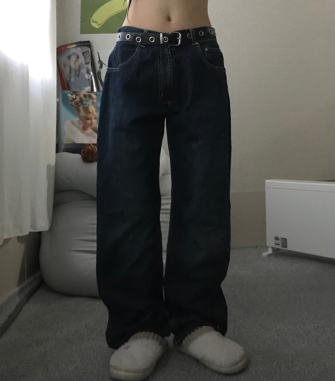 팀버랜드 와이드 데님팬츠 상품이미지1