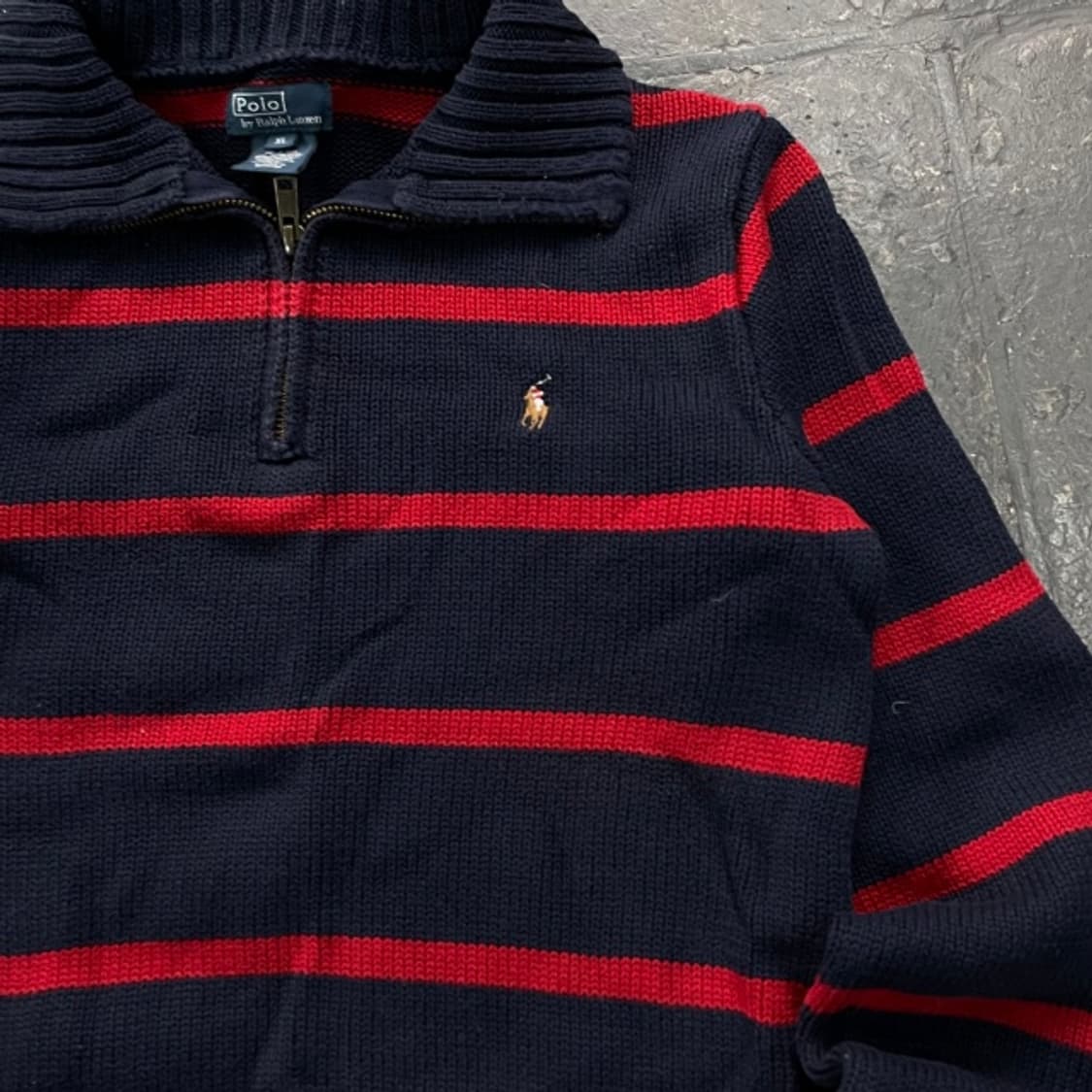 95 폴로 스트라이프 풀오버 니트  상품이미지2