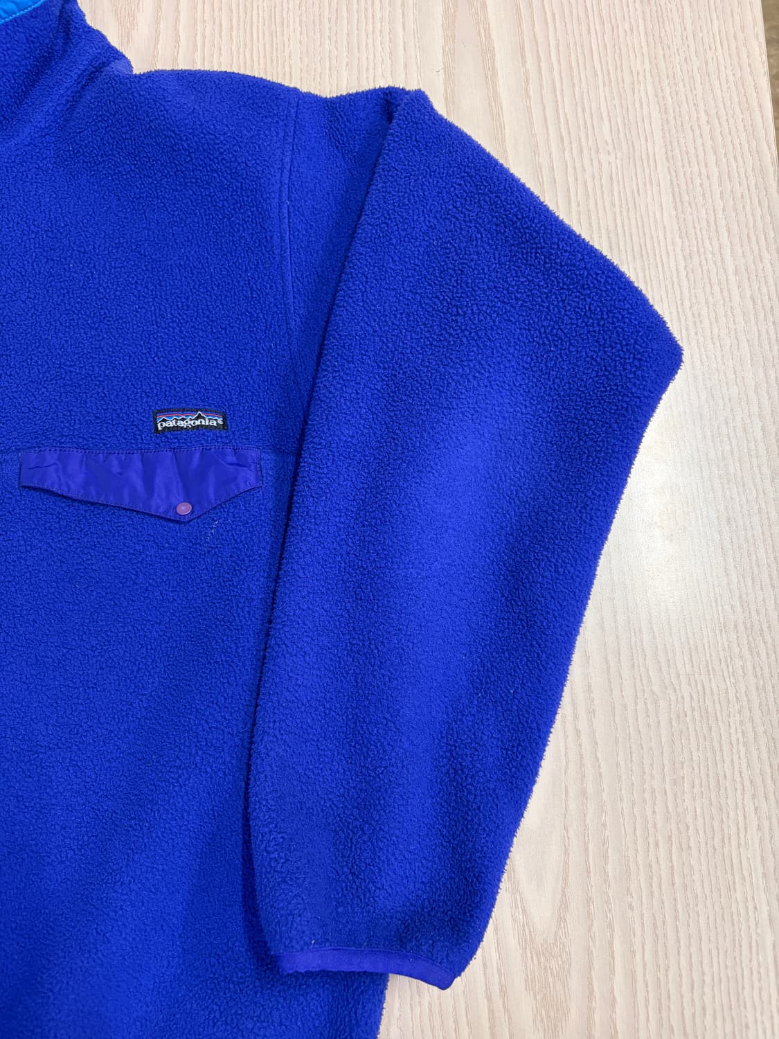 90s 파타고니아 신칠라 빈티지 퍼플 블루 상품이미지7