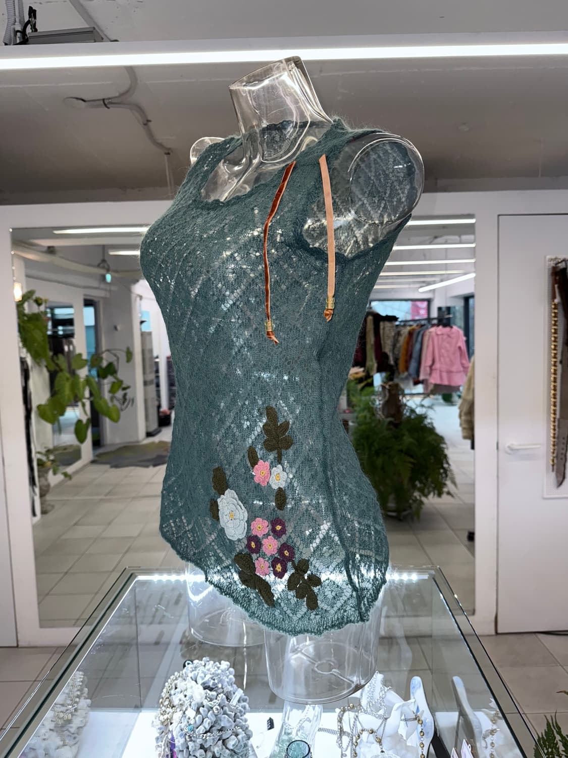 floral mohair knit 상품이미지1