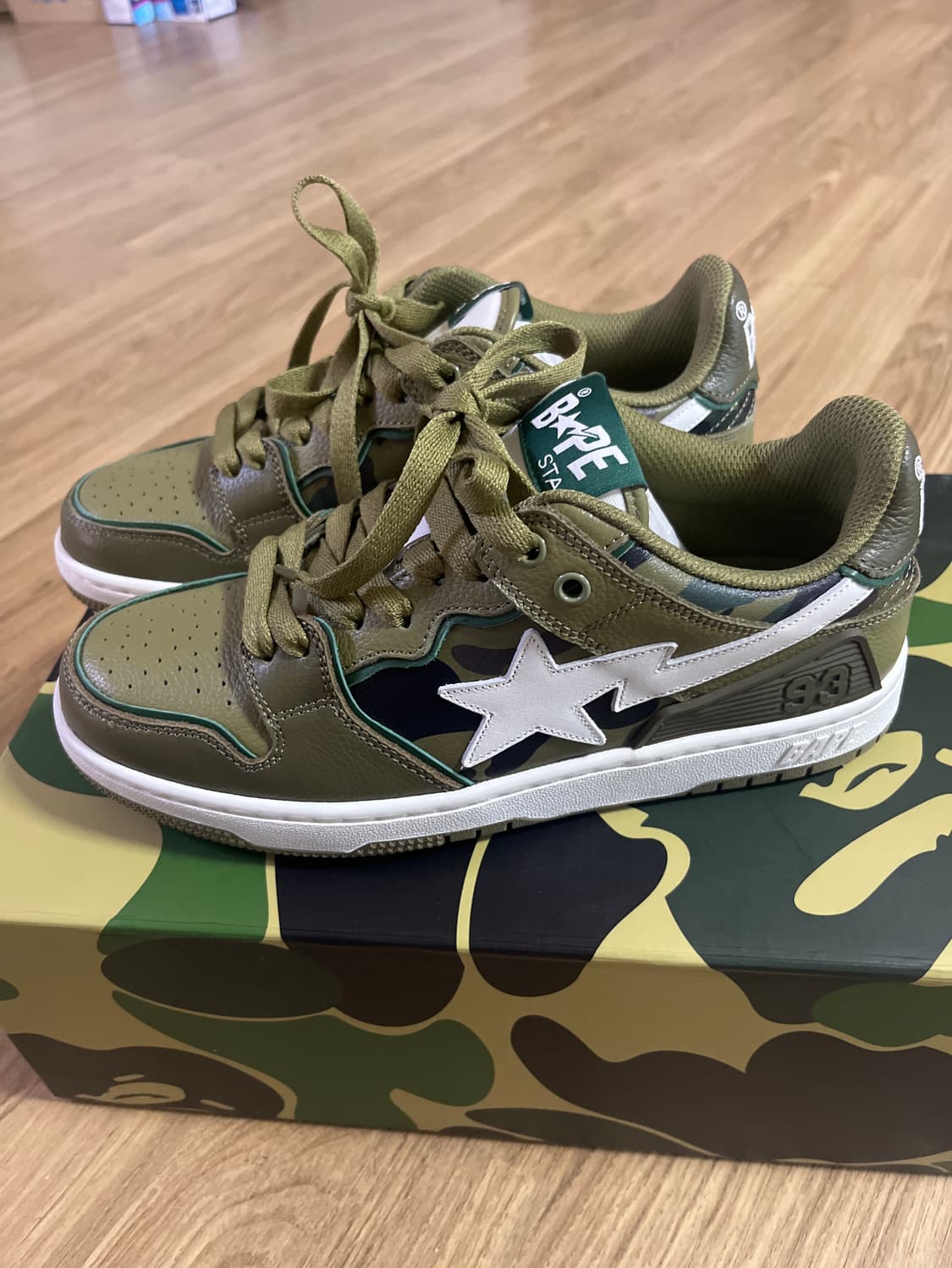 Bape sk8 sta 카모색 250 상품이미지1