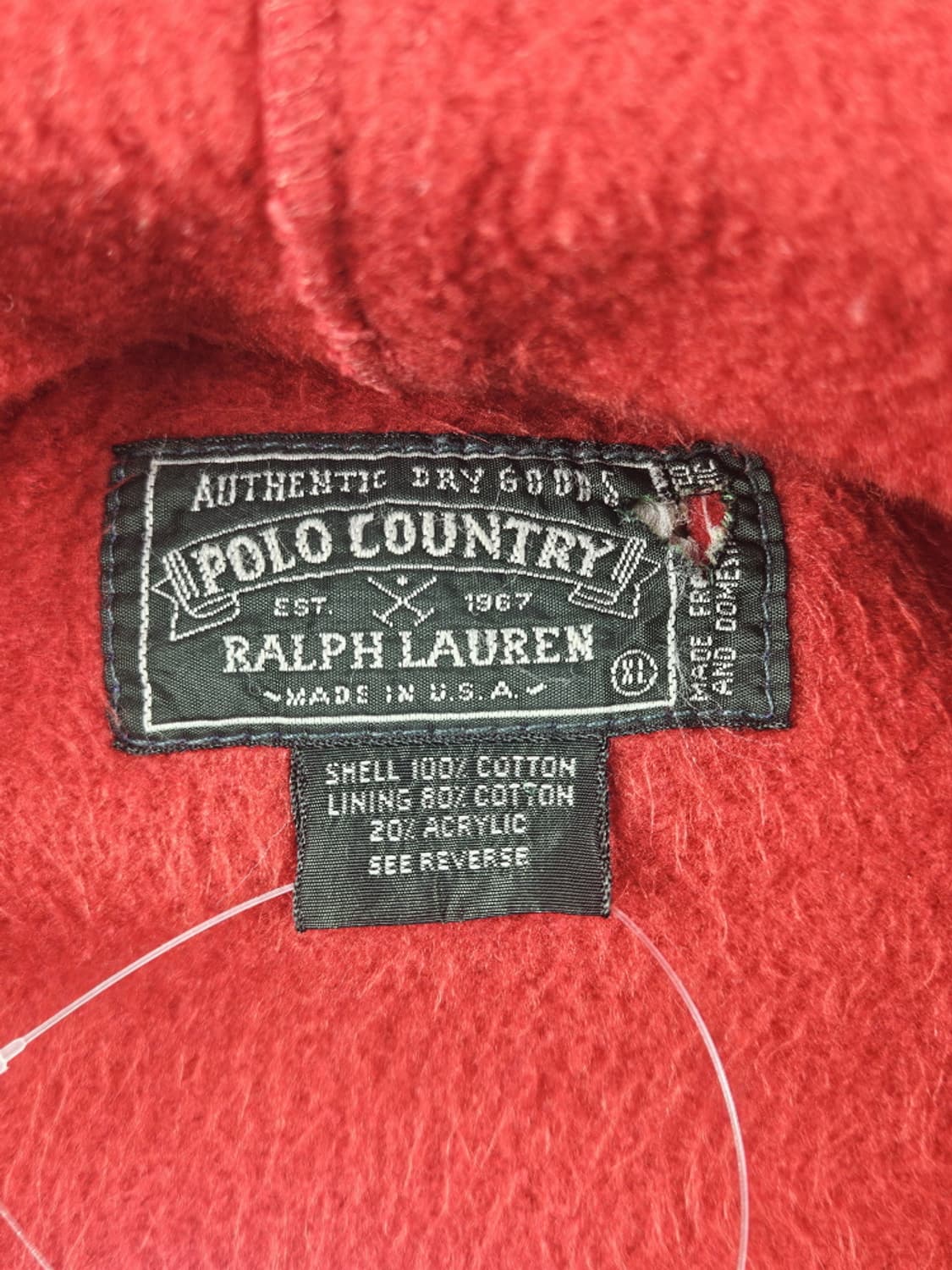 90's 폴로 컨트리 후디 데님 트러커 자켓 ( XL ) / 10582 상품이미지7