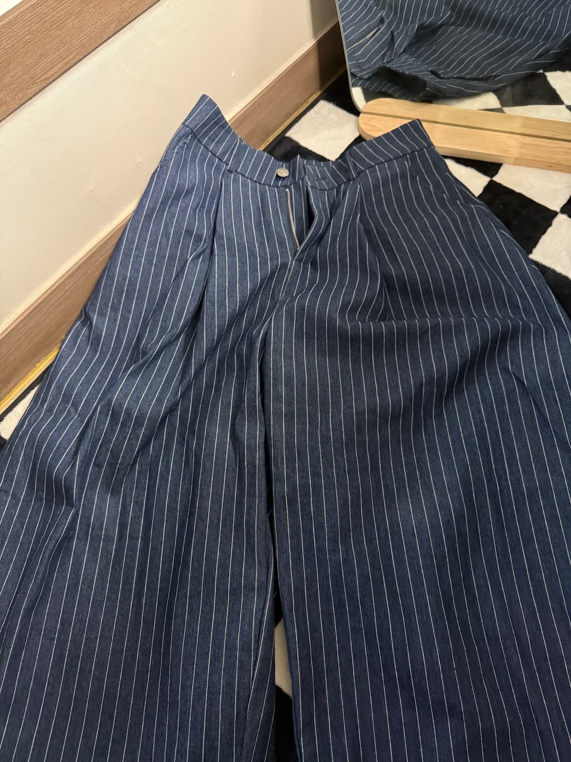 push push 스트라이프 팬츠 XL 상품이미지5