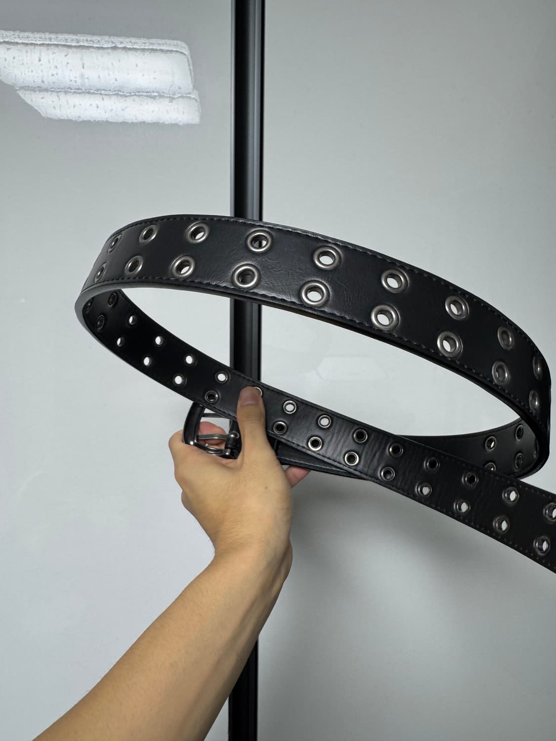 디키즈 재팬 더블 아일렛 벨트 블랙 상품이미지2