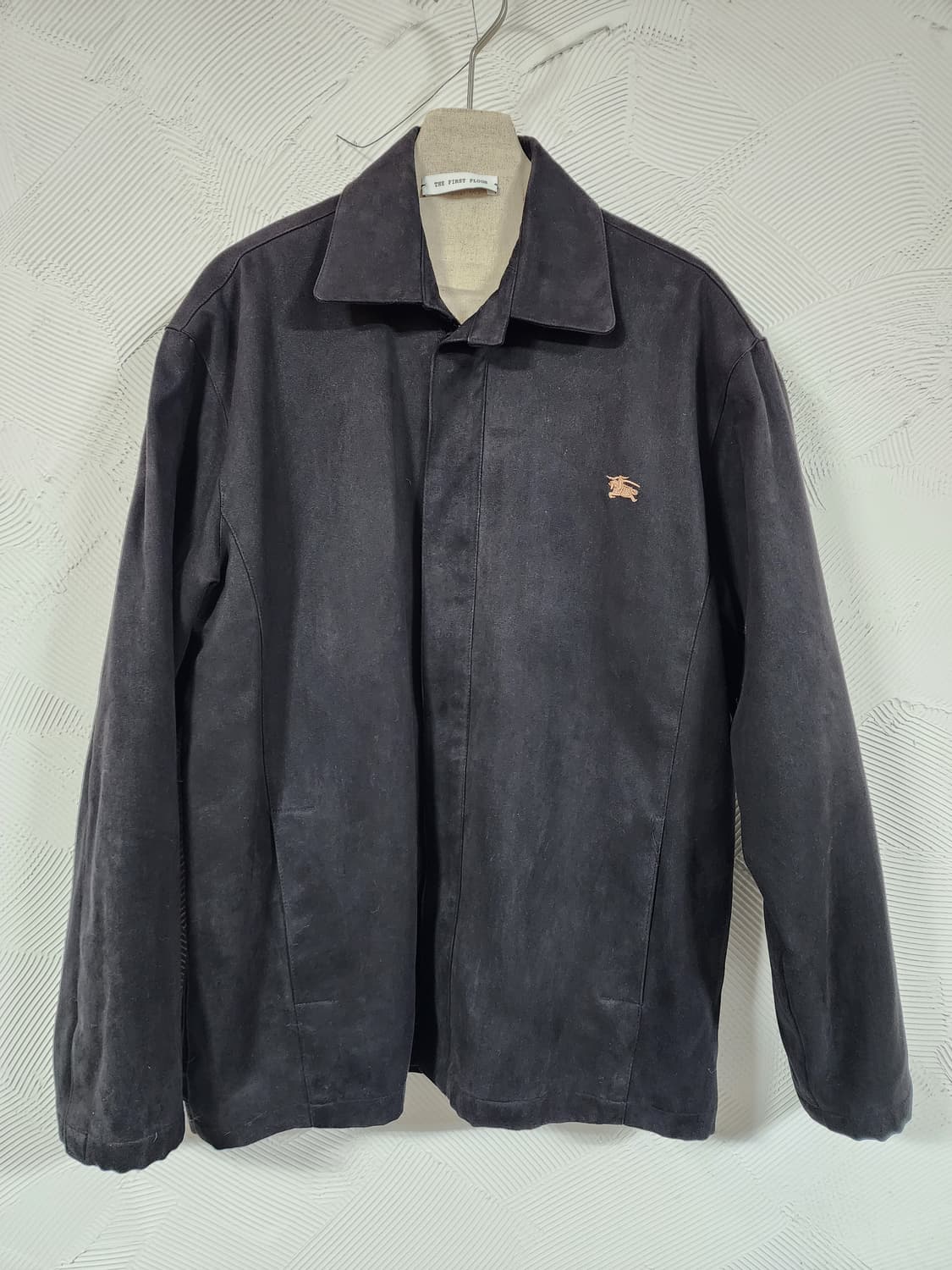 버버리 블랙 스웨이드 자켓 105 상품이미지1