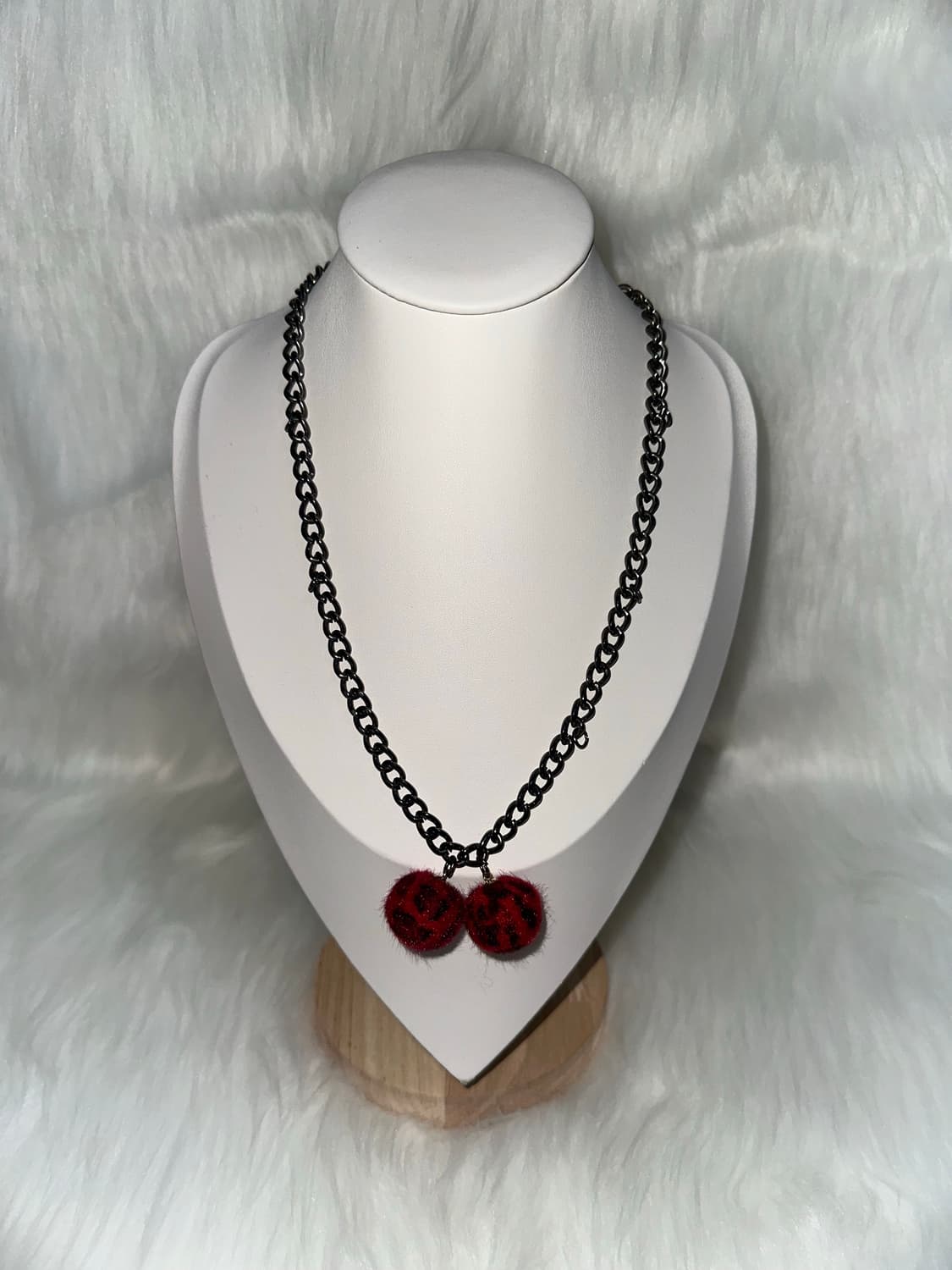 고스펑크 빈티지 호피 목걸이 상품이미지1