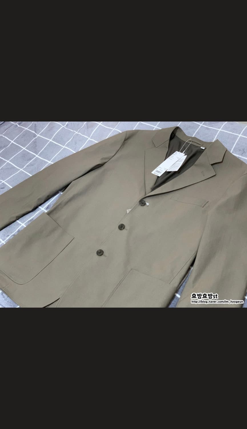 유니클로U   베이지셋업 상의105 하의31 상품이미지1