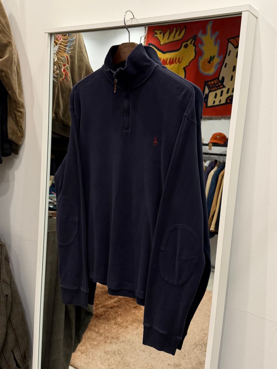 Polo ralph lauren 폴로 랄프로렌 하프넥 쿼터 집업 니트 상품이미지1