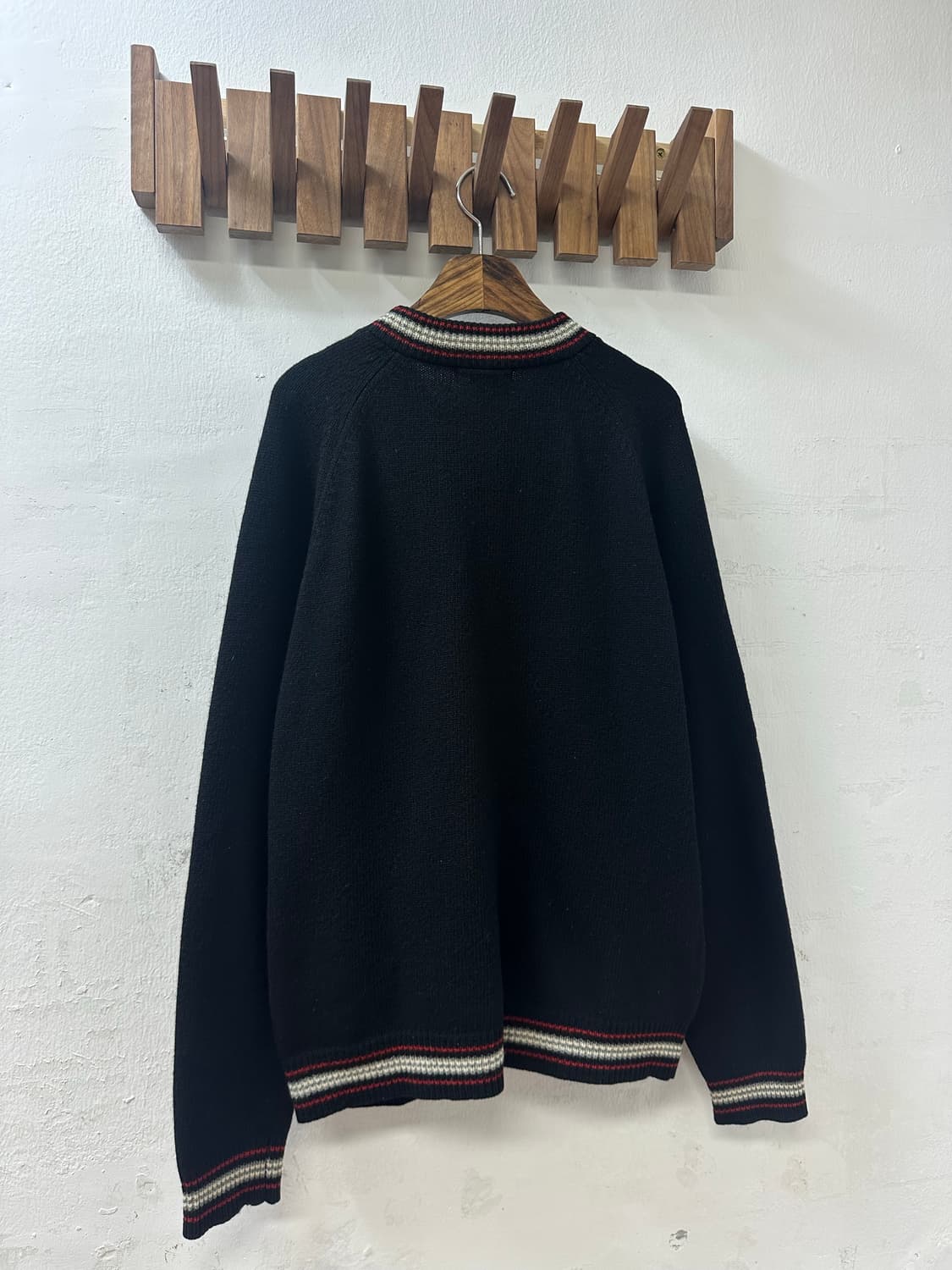 Burberry Blue Label 버버리 양모울 100% 니트 집업 상품이미지5